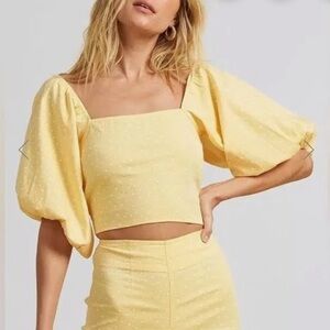 Billabong x The Salty Blonde Crop Top